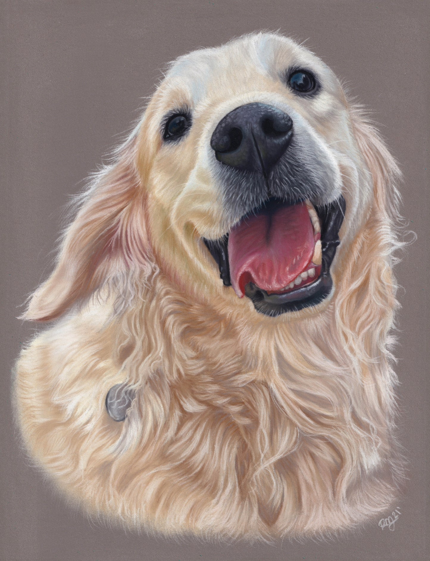 Pastel Pet Portrait (Medium)